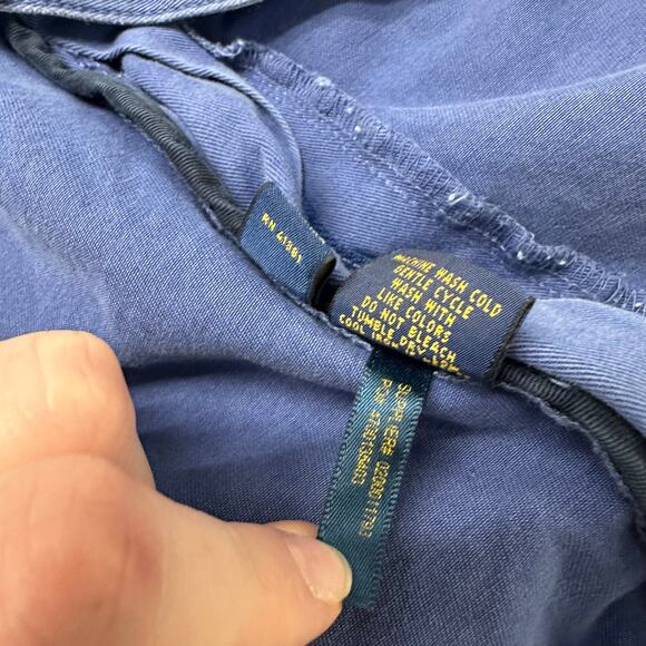 Polo Ralph Lauren Blue‎ Mens 50B Utility Pockets Outdoor Hiking Cargo Shorts EUC - Picture 5 of 10